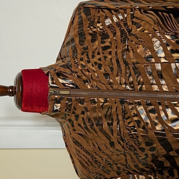 Birch Hill Faux Leather Animal Print Jacket Size: Medium NWT - Picture 6 of 14